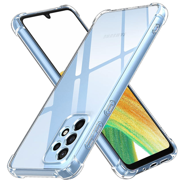 Husa de protectie Techsuit Shockproof Clear Silicone compatibil cu Samsung Galaxy A33 5G, Transparent