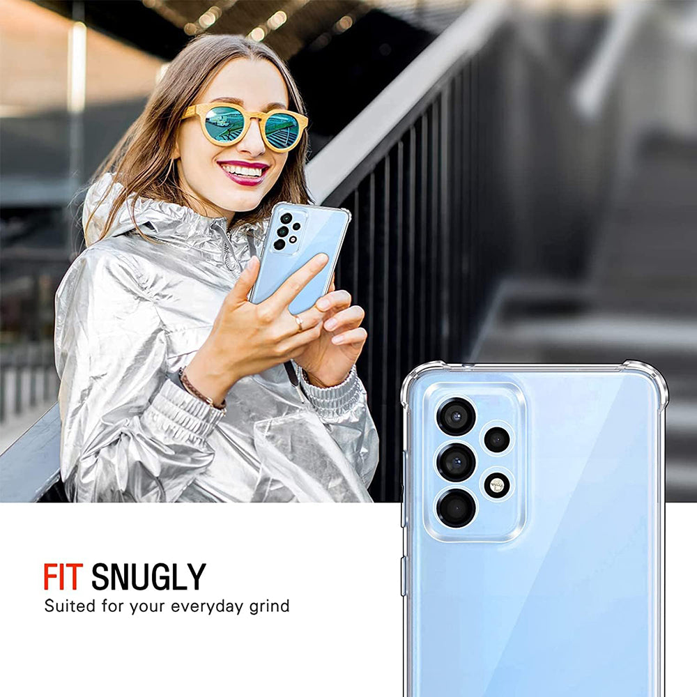 Husa de protectie Techsuit Shockproof Clear Silicone compatibil cu Samsung Galaxy A33 5G, Transparent