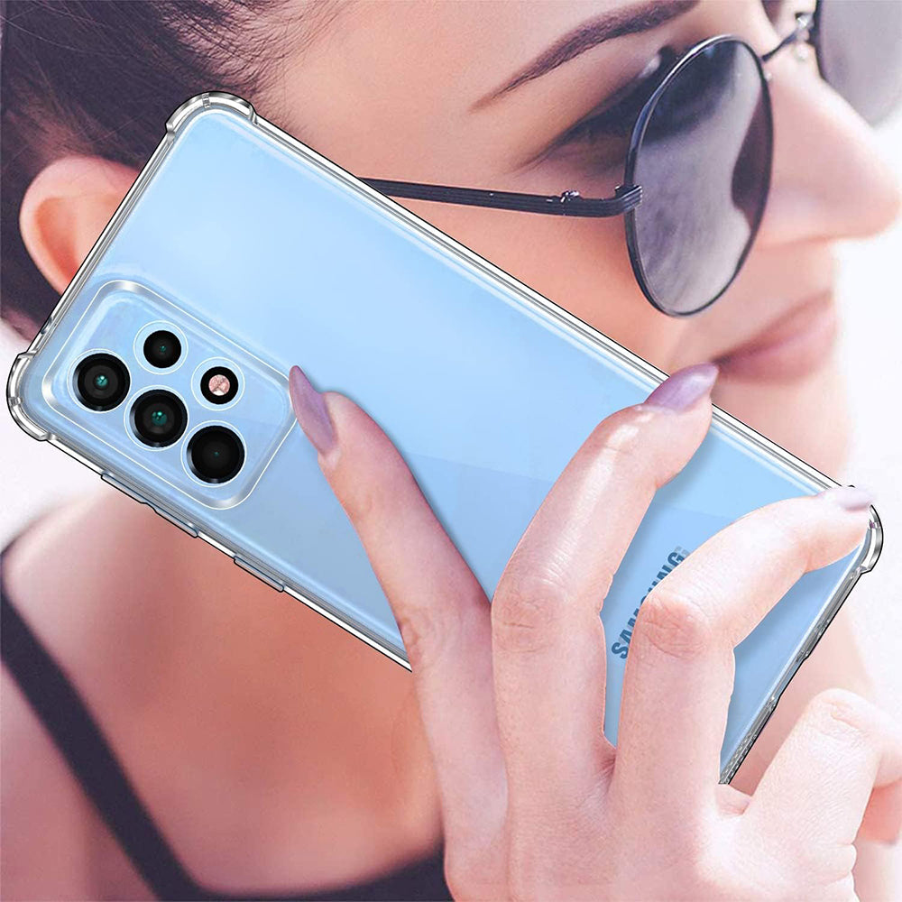 Husa de protectie Techsuit Shockproof Clear Silicone compatibil cu Samsung Galaxy A33 5G, Transparent