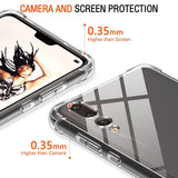 Husa de protectie Techsuit Shockproof Clear Silicone compatibil cu Huawei P20 Pro, Transparent