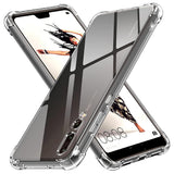 Husa de protectie Techsuit Shockproof Clear Silicone compatibil cu Huawei P20 Pro, Transparent