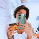 Husa de protectie Techsuit Shockproof Clear Silicone compatibil cu Samsung Galaxy S22 Ultra 5G, Transparent