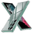 Husa de protectie Techsuit Shockproof Clear Silicone compatibil cu Samsung Galaxy S22 Ultra 5G, Transparent