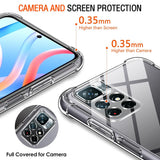 Husa de protectie Techsuit Shockproof Clear Silicone compatibil cu Xiaomi Redmi Note 11 / Note 11S, Transparent