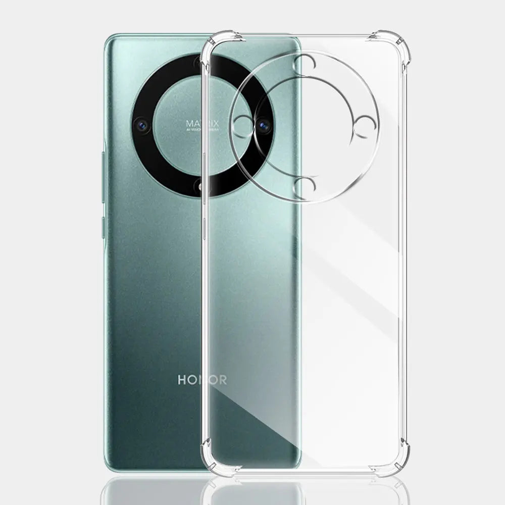 Husa de protectie Techsuit Shockproof Clear Silicone compatibil cu Honor X9a, Transparent