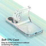 Husa de protectie Techsuit Shockproof Clear Silicone compatibil cu Honor 90 Pro, Transparent