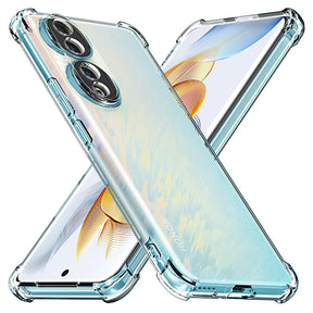 Husa de protectie Techsuit Shockproof Clear Silicone compatibil cu Honor 90 Pro, Transparent