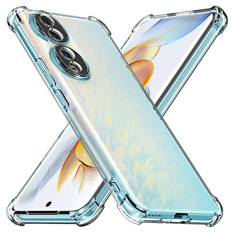 Husa de protectie Techsuit Shockproof Clear Silicone compatibil cu Honor 90 Pro, Transparent