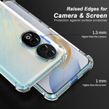 Husa de protectie Techsuit Shockproof Clear Silicone compatibil cu Honor 90 Pro, Transparent