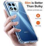 Husa de protectie Techsuit Shockproof Clear Silicone compatibil cu Honor X6 / X8 5G / 70 Lite, Transparent