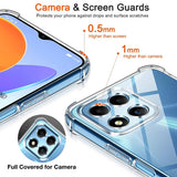 Husa de protectie Techsuit Shockproof Clear Silicone compatibil cu Honor X6 / X8 5G / 70 Lite, Transparent