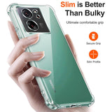 Husa de protectie Techsuit Shockproof Clear Silicone compatibil cu Xiaomi 13T / 13T Pro, Transparent