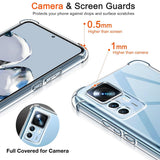 Husa de protectie Techsuit Shockproof Clear Silicone compatibil cu Xiaomi 12T / 12T Pro, Transparent