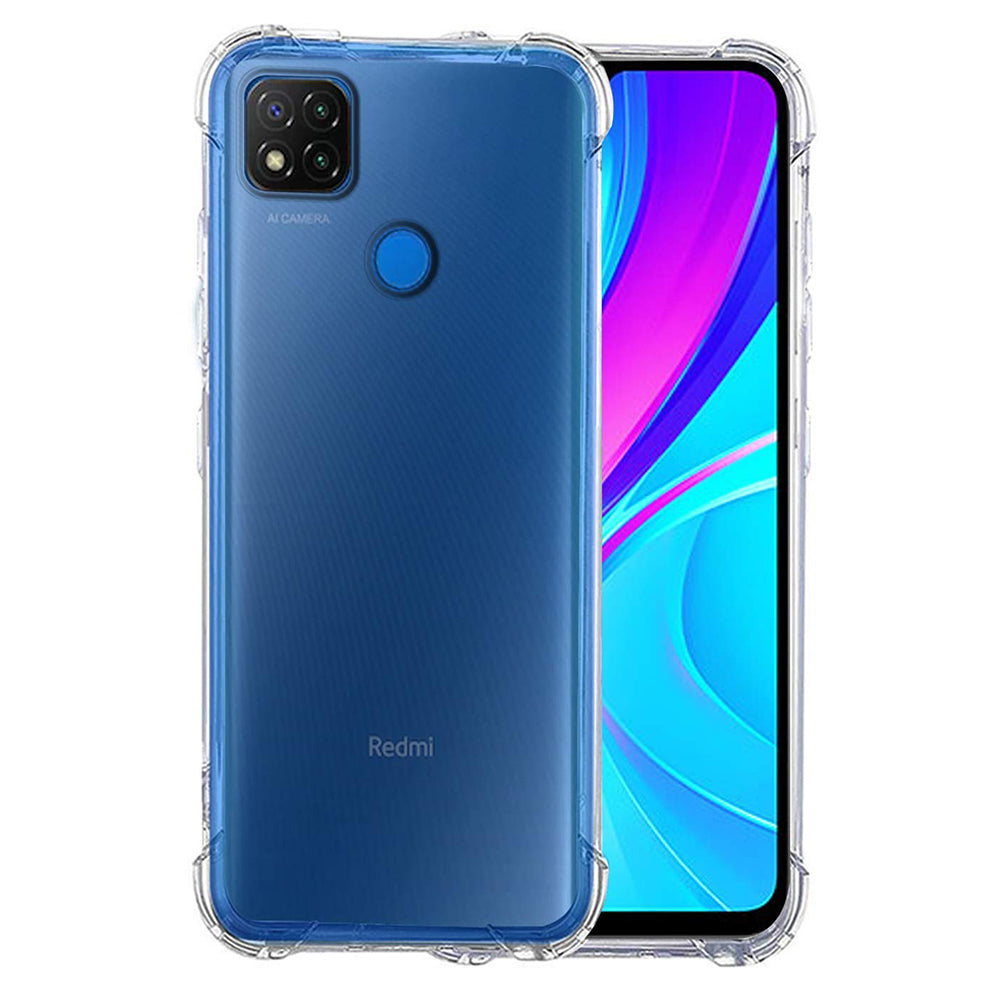 Husa de protectie Techsuit Shockproof Clear Silicone compatibil cu Xiaomi Redmi 9C / Redmi 9C NFC, Transparent