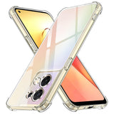 Husa de protectie Techsuit Shockproof Clear Silicone compatibil cu Oppo Reno8, Transparent