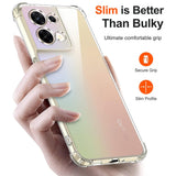 Husa de protectie Techsuit Shockproof Clear Silicone compatibil cu Oppo Reno8, Transparent