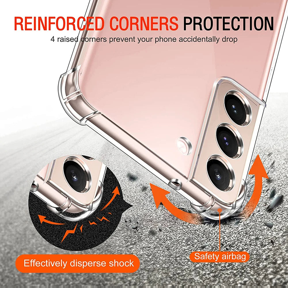 Husa de protectie Techsuit Shockproof Clear Silicone compatibil cu Samsung Galaxy Note 10 Plus 4G / Note 10 Plus 5G, Transparent