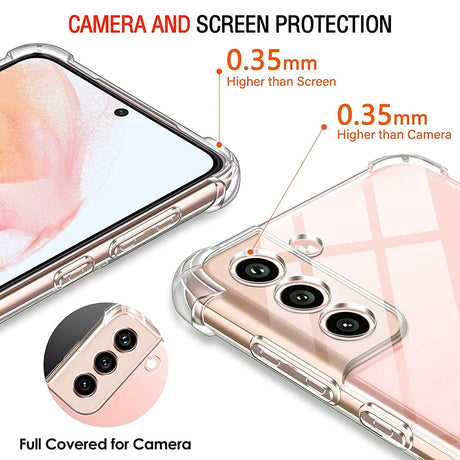 Husa de protectie Techsuit Shockproof Clear Silicone compatibil cu Samsung Galaxy Note 10 Plus 4G / Note 10 Plus 5G, Transparent