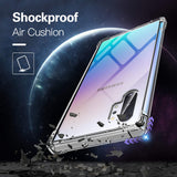 Husa de protectie Techsuit Shockproof Clear Silicone compatibil cu Samsung Galaxy Note 10 Plus 4G / Note 10 Plus 5G, Transparent