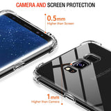 Husa de protectie Techsuit Shockproof Clear Silicone compatibil cu Samsung Galaxy S8 Plus, Transparent