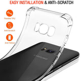 Husa de protectie Techsuit Shockproof Clear Silicone compatibil cu Samsung Galaxy S8 Plus, Transparent