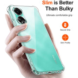 Husa de protectie Techsuit Shockproof Clear Silicone compatibil cu Oppo A38 / A18, Transparent