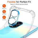 Husa de protectie Techsuit Shockproof Clear Silicone compatibil cu Oppo A98 5G, Transparent