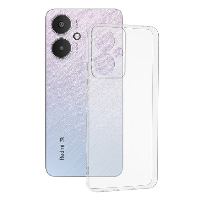 Husa de protectie Techsuit Clear Silicone compatibil cu Xiaomi Redmi 13C 5G, Transparent