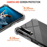Husa de protectie Techsuit Shockproof Clear Silicone compatibil cu Huawei Nova 5T / Honor 20, Transparent