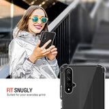 Husa de protectie Techsuit Shockproof Clear Silicone compatibil cu Huawei Nova 5T / Honor 20, Transparent