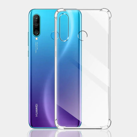 Husa de protectie Techsuit Shockproof Clear Silicone compatibil cu Huawei P30 Lite / P30 Lite New Edition, Transparent