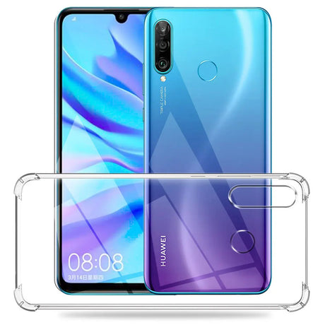 Husa de protectie Techsuit Shockproof Clear Silicone compatibil cu Huawei P30 Lite / P30 Lite New Edition, Transparent