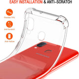 Husa de protectie Techsuit Shockproof Clear Silicone compatibil cu Samsung Galaxy A20e, Transparent