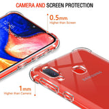 Husa de protectie Techsuit Shockproof Clear Silicone compatibil cu Samsung Galaxy A20e, Transparent