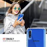 Husa de protectie Techsuit Shockproof Clear Silicone compatibil cu Samsung Galaxy A30s / A50 / A50s, Transparent