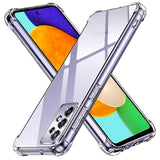 Husa de protectie Techsuit Shockproof Clear Silicone compatibil cu Samsung Galaxy A52 4G / A52 5G / A52s 5G, Transparent