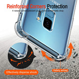 Husa de protectie Techsuit Shockproof Clear Silicone compatibil cu Samsung Galaxy S9, Transparent