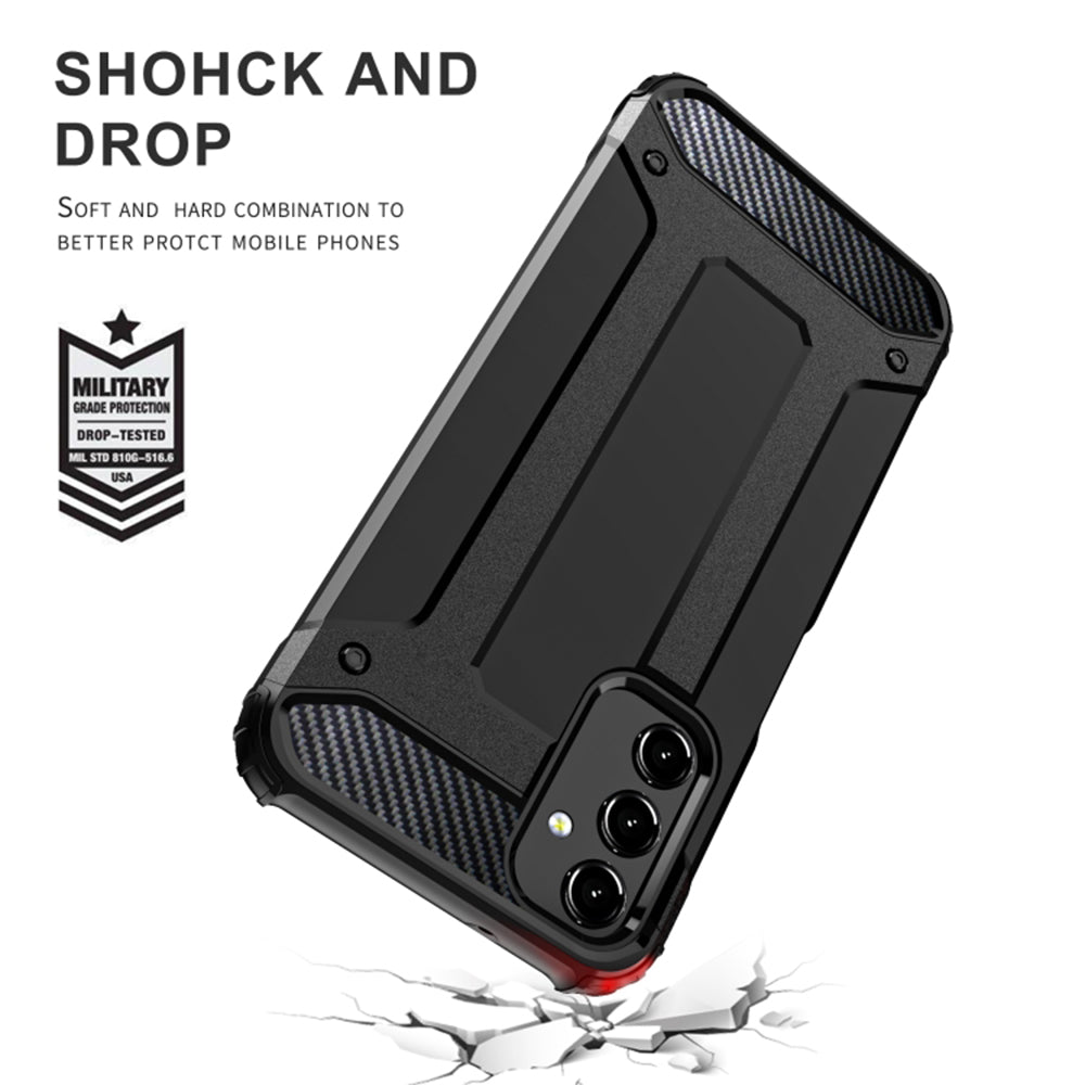 Husa de protectie Techsuit Hybrid Armor compatibil cu Samsung Galaxy A25 5G, Negru