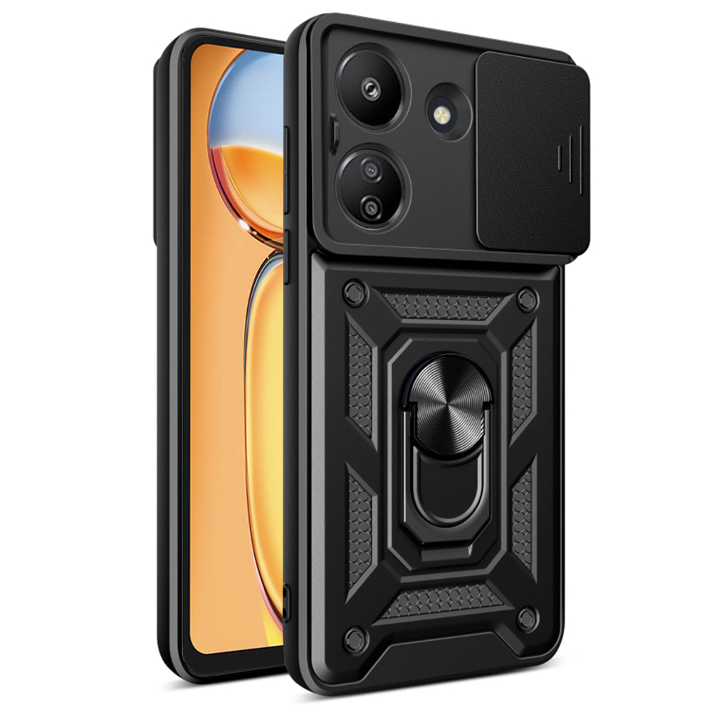Husa de protectie Techsuit CamShield Series compatibil cu Xiaomi Redmi 13C 4G / Poco C65, Negru