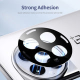 Folie de protectie Techsuit Full Camera Glass compatibil cu OnePlus 12, Negru