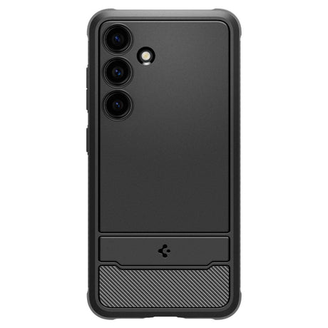 Husa de protectie Spigen Rugged Armor (ACS07346) compatibil cu Samsung Galaxy S24, Negru
