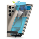 Folie de protectie Ringke Dual Easy Full (set de 2) compatibil cu Samsung Galaxy S24 Ultra, Transparent