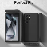 Husa de protectie Ringke Silicone Magnetic MagSafe compatibil cu Samsung Galaxy S24 Ultra, Roz Sand