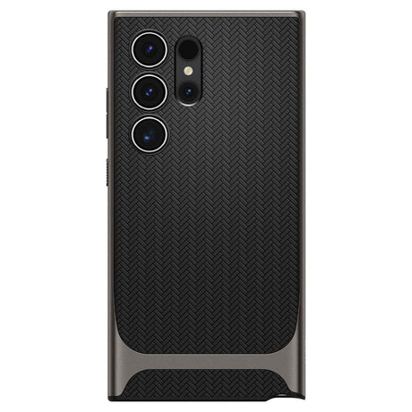 Husa de protectie Spigen Neo Hybrid (ACS07305) compatibil cu Samsung Galaxy S24 Ultra, Gunmetal