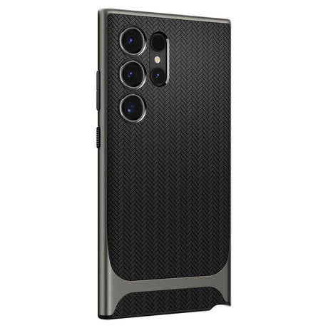 Husa de protectie Spigen Neo Hybrid (ACS07305) compatibil cu Samsung Galaxy S24 Ultra, Gunmetal