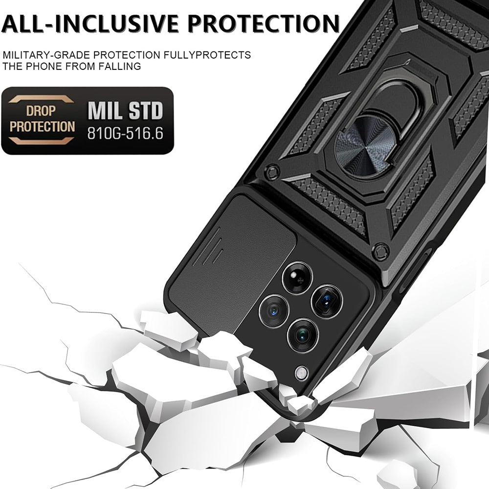 Husa de protectie Techsuit CamShield Series compatibil cu OnePlus 12, Negru