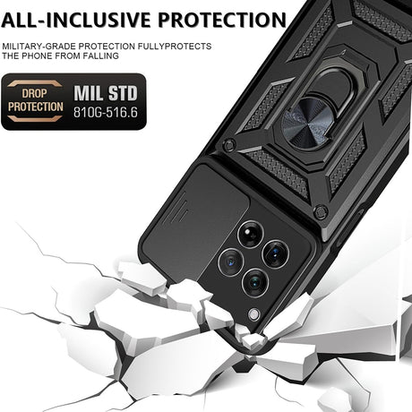 Husa de protectie Techsuit CamShield Series compatibil cu OnePlus 12, Negru