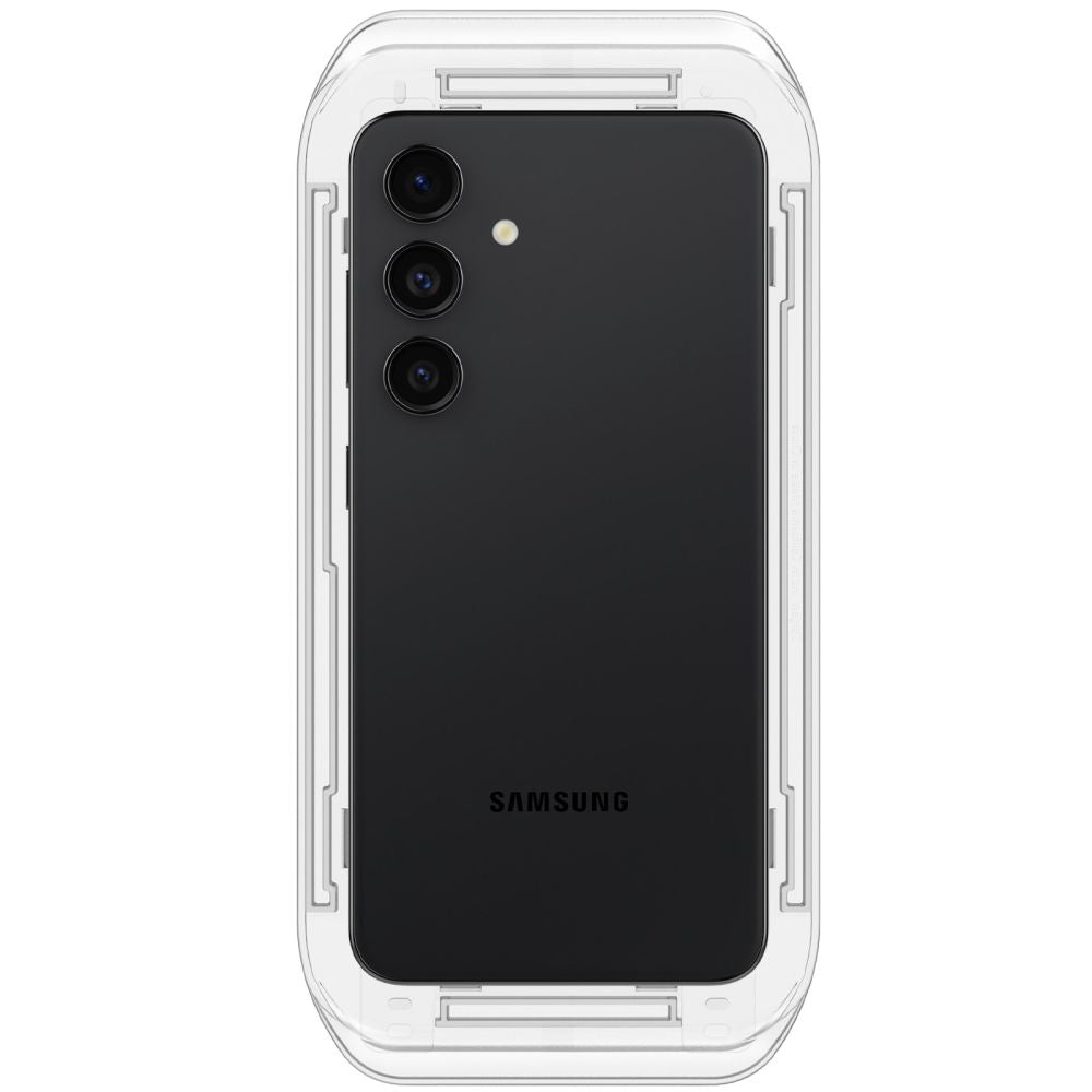 Folie de protectie Spigen (set de 2) Glas.tR EZ-FIT (AGL07440) compatibil cu Samsung Galaxy S24 / S25, Transparent