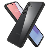 Husa de protectie Spigen Ultra Hybrid (ACS07352) compatibil cu Samsung Galaxy S24, Negru Mat