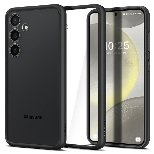 Husa de protectie Spigen Ultra Hybrid (ACS07352) compatibil cu Samsung Galaxy S24, Negru Mat